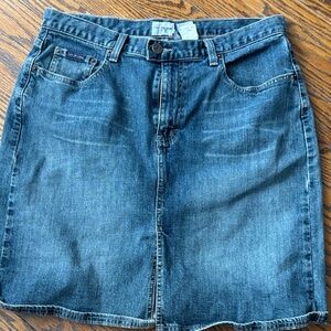 Calvin Klein Jeans Blue Denim Skirt